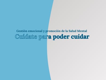 Gestión emocional y promoción de la Salud Mental